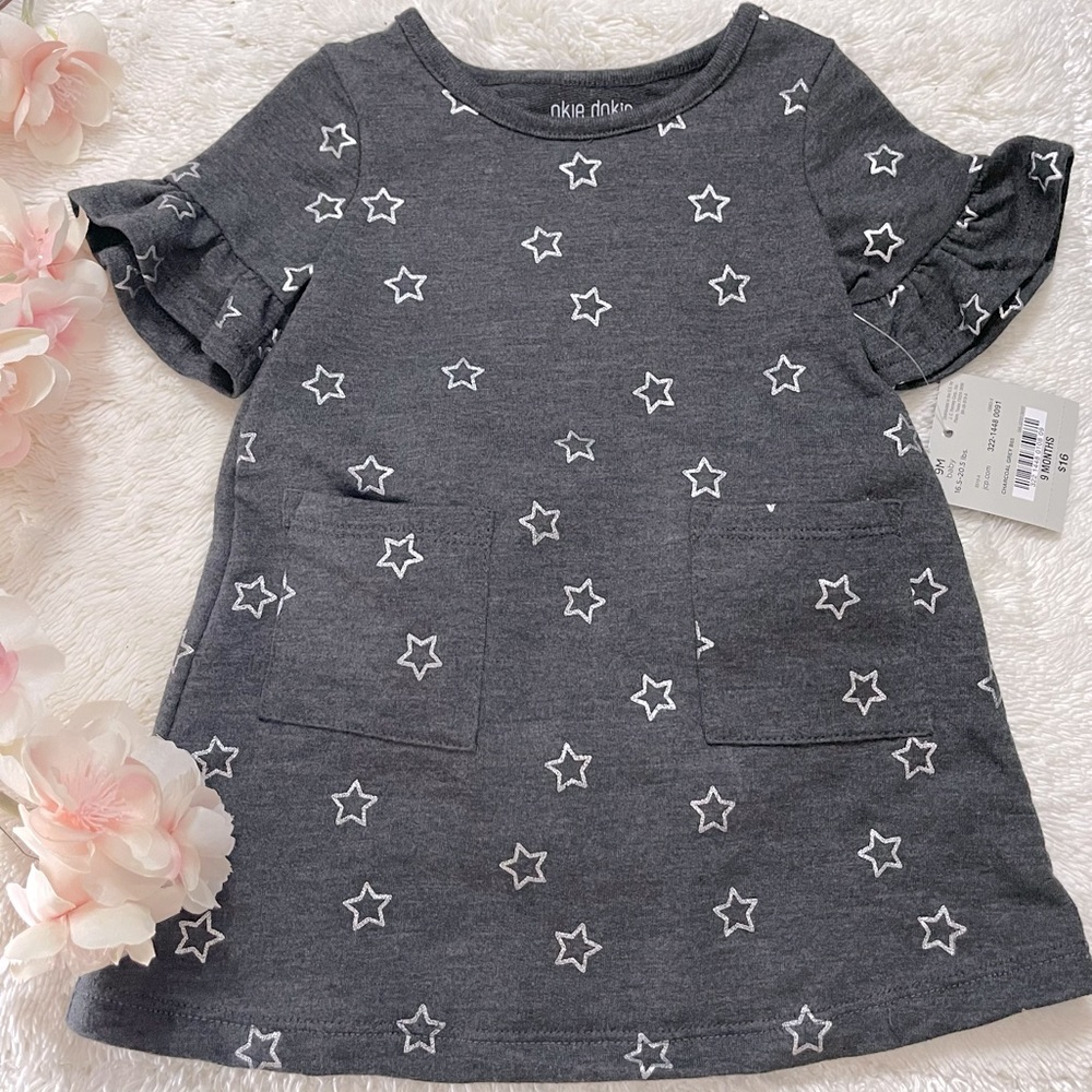 Baby- 2pc set Ruffled short sleeve short dress